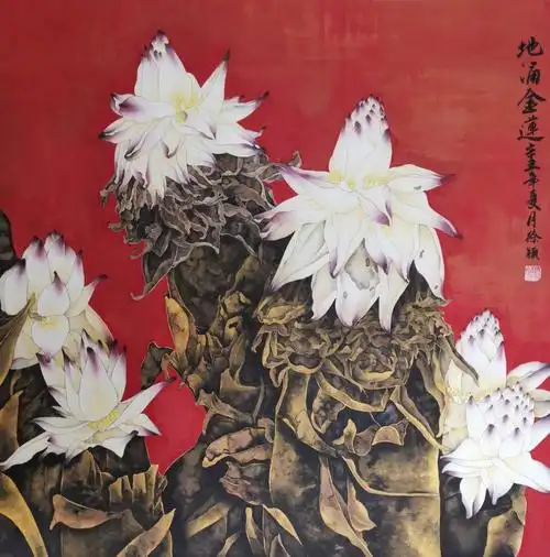 工笔 #国画  #工笔画 #工笔画法 #工笔重彩画法 #艺术  #徐颖画家