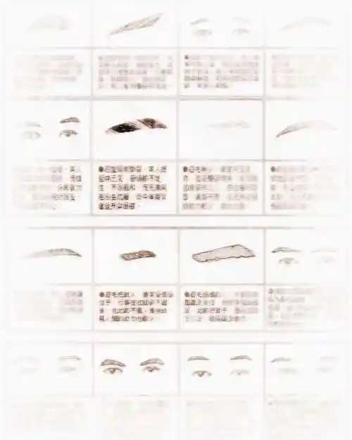 眉毛稀疏的男人面相什么样的人怎么补金各种眉型图片