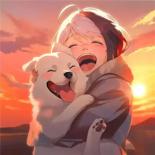 女生动漫治愈系温暖头像图片