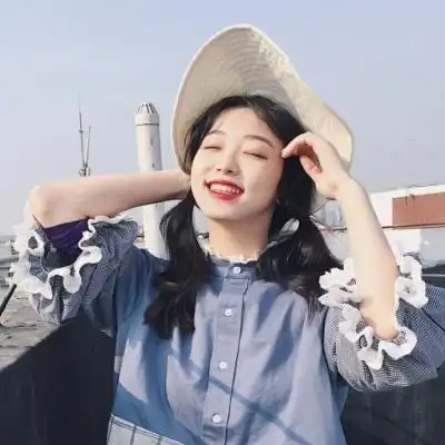 最新微信女生头像长发唯美戴帽子 2019最火爆的女生头像适合夏季的