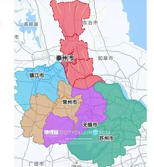 泰州的位置特别适合做江苏省会!
