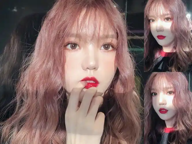 粉棕色头发效果图 2022流行染头发颜色-诚智百科网