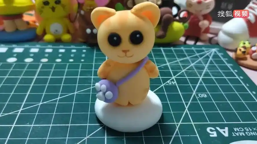 超轻粘土制作的可爱的小猫咪,超级简单教程-生活视频-搜狐视频