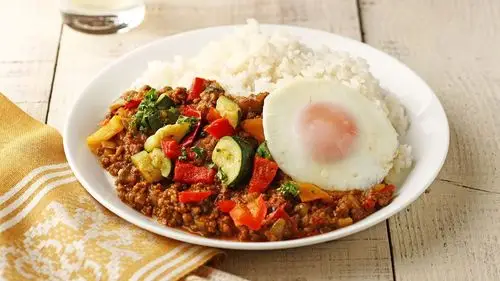 蒜香五花肉盖饭的做法