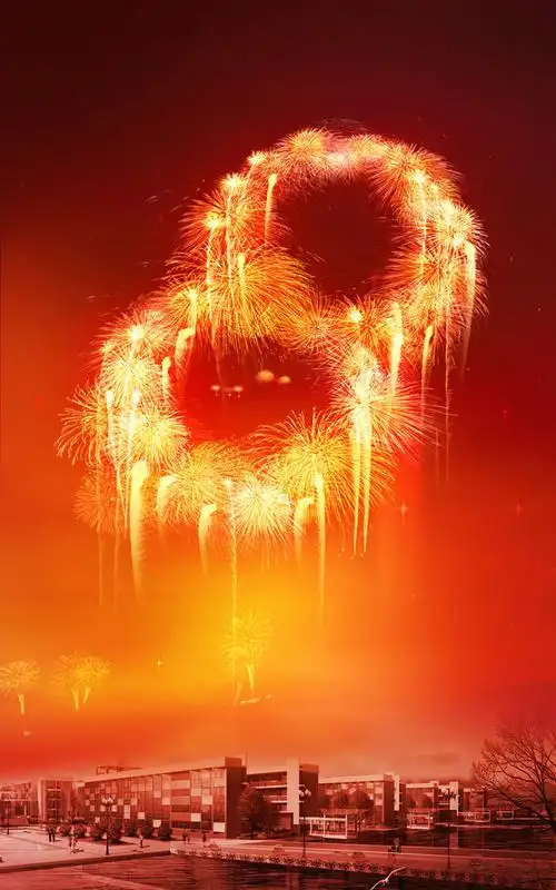 8周年庆psd分层素材 - 素材中国16素材网