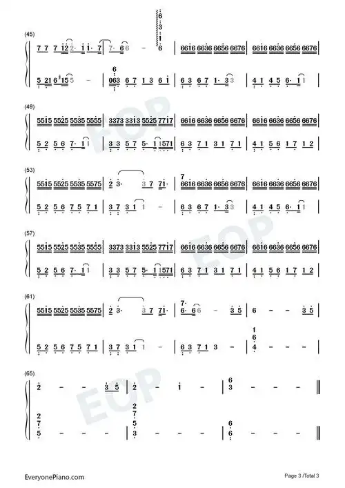 刺客月影沉沉危伏层层竹林深深寒风阵阵抖音双手简谱预览3