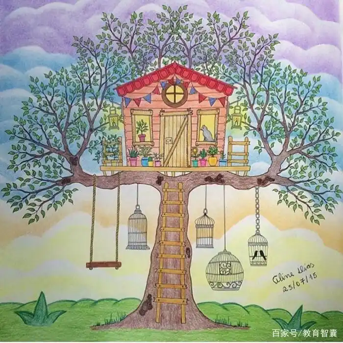 《秘密花园》涂色书风潮之先河,长期占据英美亚马逊畅销榜榜首