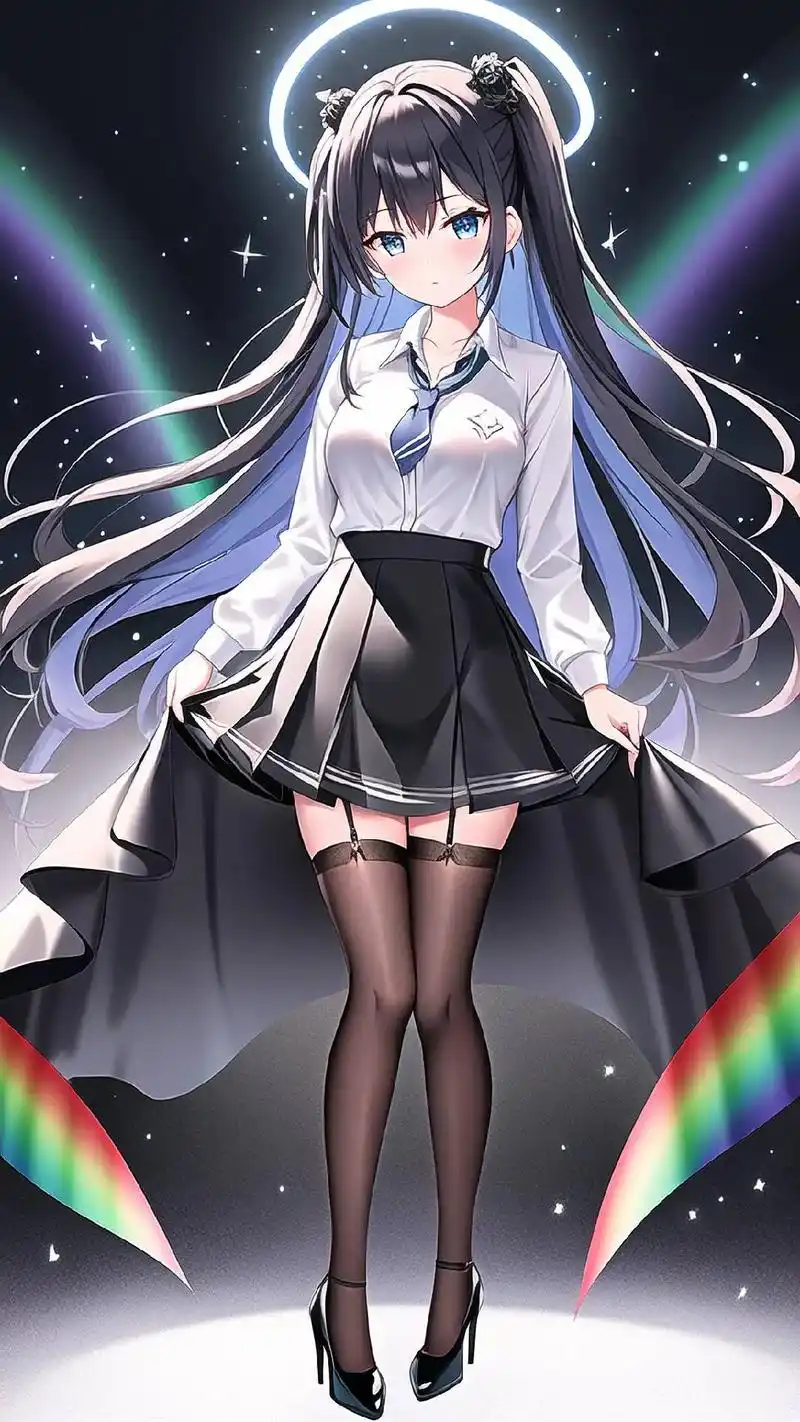 校服动漫美女一