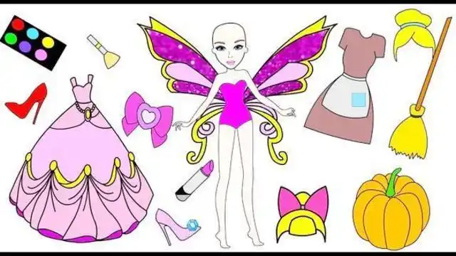 diy创意纸手工,给纸娃娃制作仙女芭蕾舞礼服,灰姑娘秒变公主!