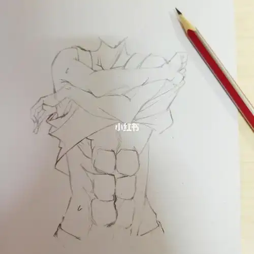 腹肌帅哥 冲冲冲 快学起来啊啊 我是真的爱了简笔画肌肉男简笔画儿童