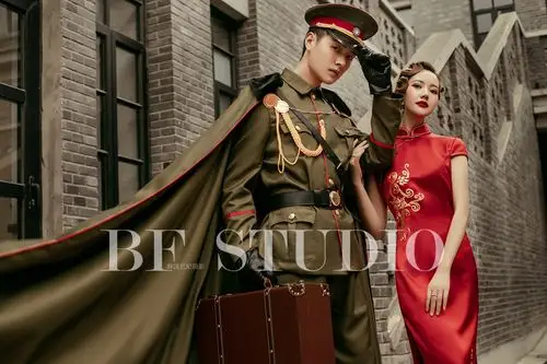 民国婚纱照军阀太太电影剧情风