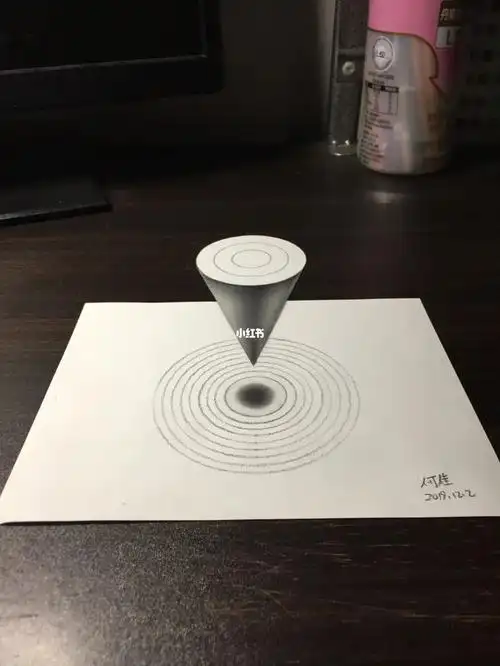 简单的素描3d立体画