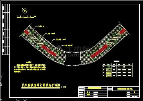 自己画的绿篱平面图