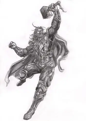 雷神索尔练习图