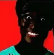 求,穿红色衣服,黑人得情侣头像,特别黑得,特别搞笑得