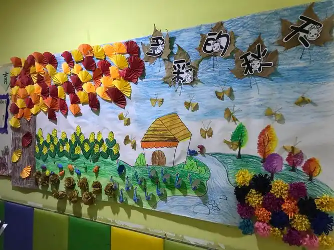 襄汾县第三幼儿园大班组主题墙及区域材料参观交流活动