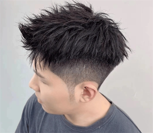 帅气时髦的前刺发型,简单自然又大气_飞机_技术_教程