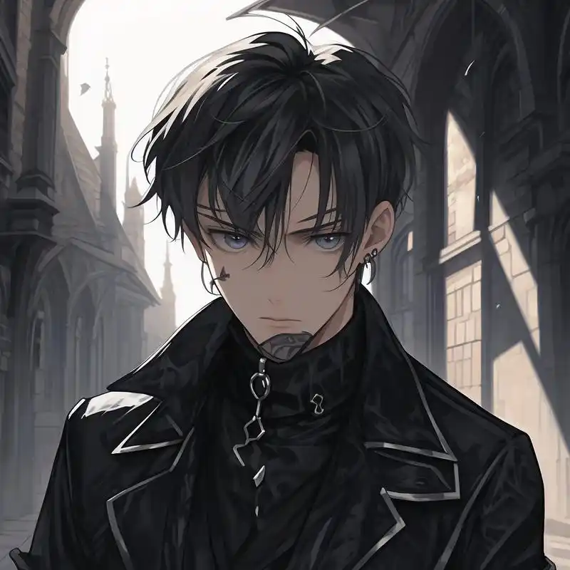 黑暗系男生头像94,冷酷到没朋友95