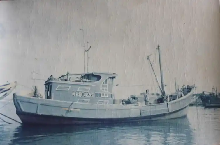 泉州市惠安县崇武镇海门村旧时渔船