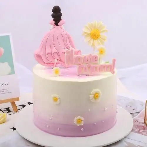 送妈妈生日蛋糕图片大全 新款(妈妈送女儿生日蛋糕)-天晟网