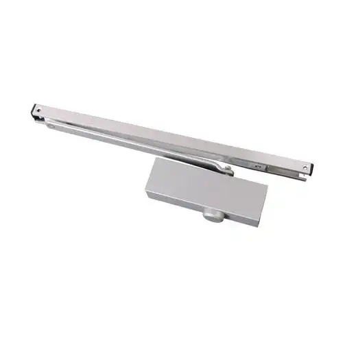 明装外置滑槽式闭门器 外装带滑轨臂关门器 延时液压长方形闭门器