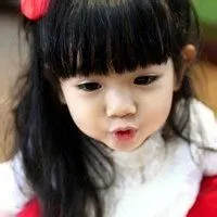 可爱嘟嘟嘴图小女孩【点击鼠标右键下载】
