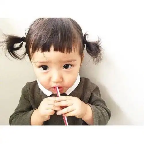 甜甜的双马尾,给女儿这样扎吧