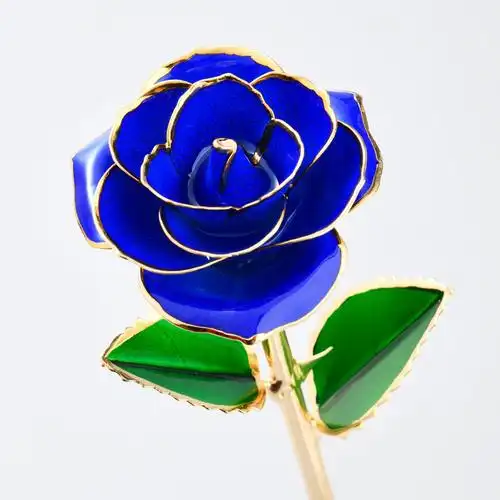 现货玫瑰花 蓝色妖姬玫瑰花 婚庆情人节七夕生日礼物 新款玫瑰花