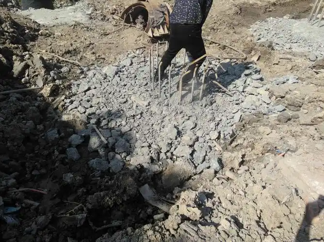 3号台1#桩破桩头