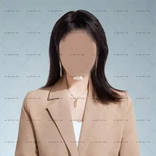 西服正装模板女生