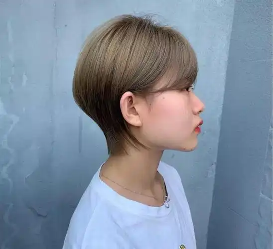 短发发型女学生圆脸露耳,10岁一12岁儿童短发发型有哪些,试试这几种