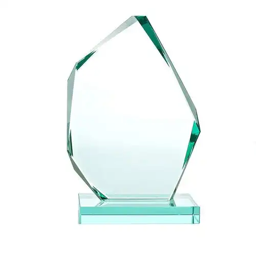 批发空白定制个人标志玉石玻璃水晶奖奖杯 - buy glass trophy,jade