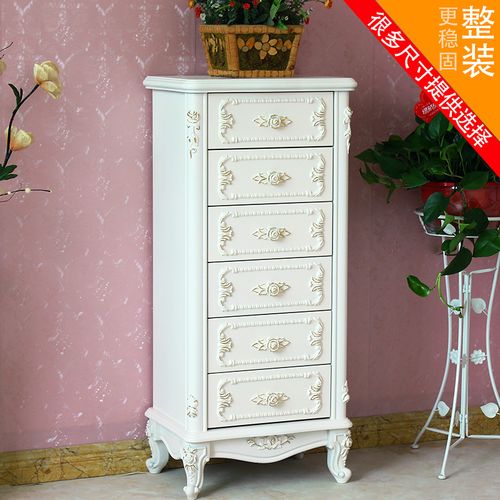 北欧宜家 宜家 高端品牌 高端轻奢美欧式五斗柜卧室实木抽屉收纳柜