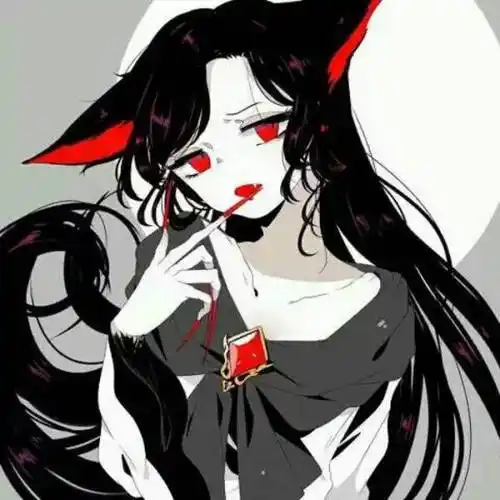 女生头像动漫可怕黑暗冷酷带血黑暗血腥一点