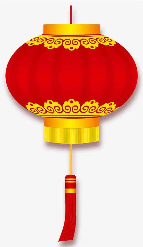 高清逼真大红灯笼中国风素材下载