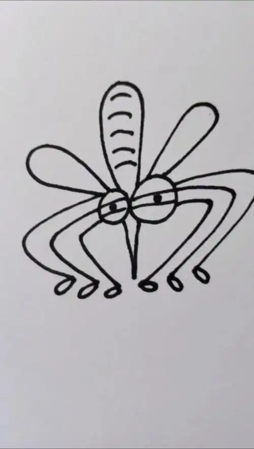 简笔画#教你画蚊子,你学会了吗?