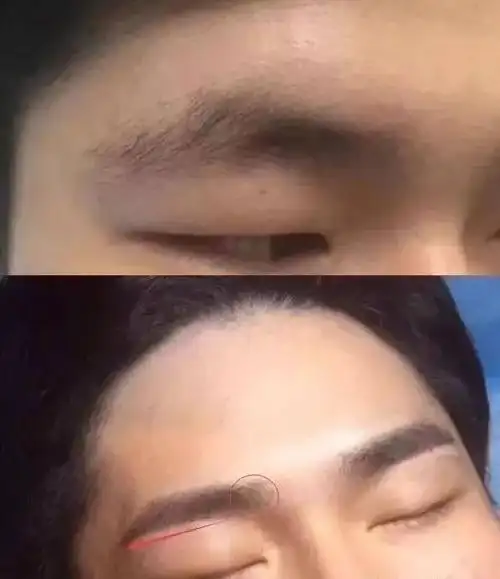 胡一天小时候照片今昔对比图!眉毛亮了