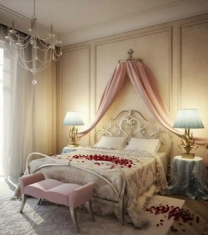 欧式奢华精致公主房,梦想中的卧室