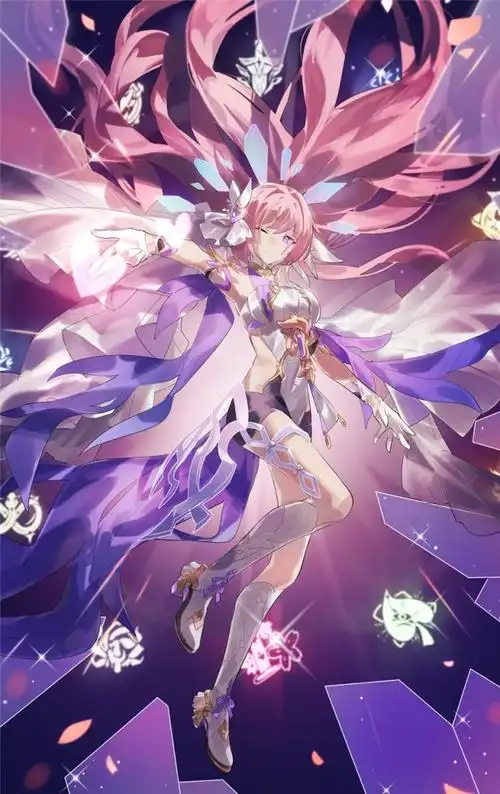 爱莉希雅图集插画人物原画崩坏3高清图片4k超清壁纸素材美术资料 –