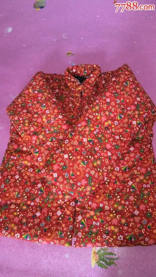 全新老式花棉袄