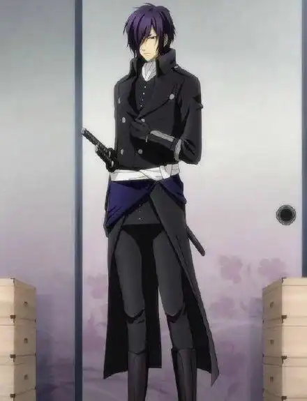 紫毛拿刀的男性动漫角色加急!鸡毛!