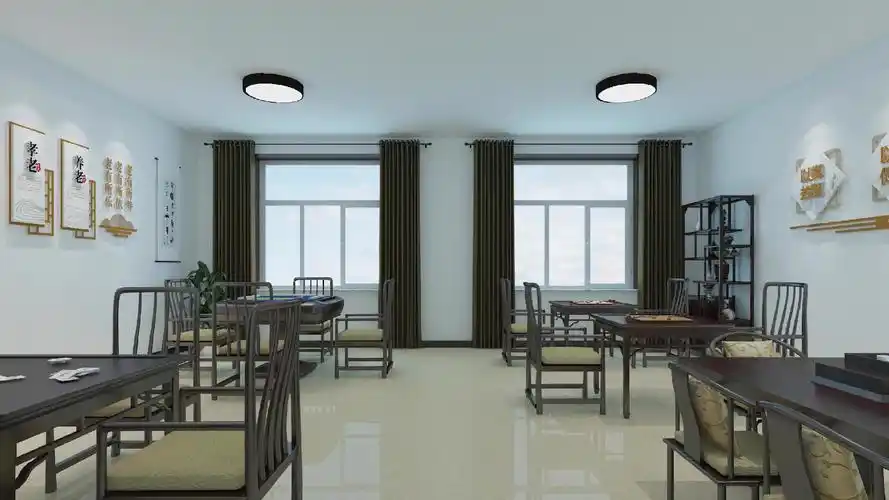 老年活动中心文化空间 - 德然设计