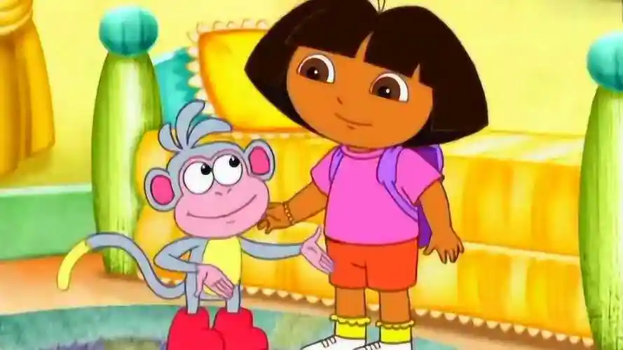 爱探险的朵拉第六季布茨的妈妈生日到了布茨要送妈妈一张照片