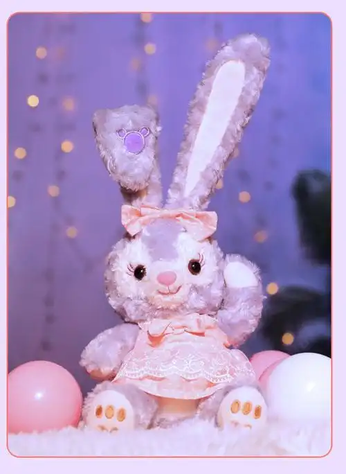 【抖音网红同款】高档名品牌达菲兔星黛露史黛拉兔子长耳可爱毛绒公仔