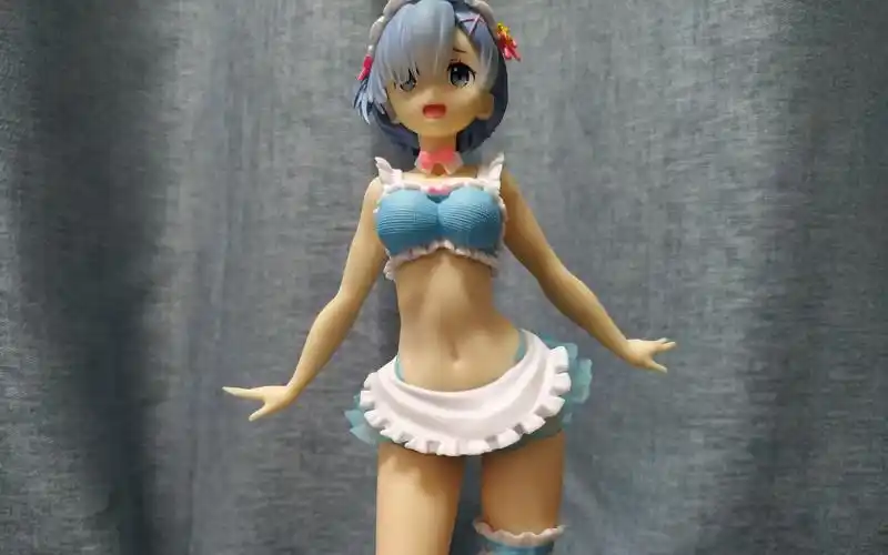 【cc开箱】少女的腹肌 女仆泳衣雷姆开箱评测