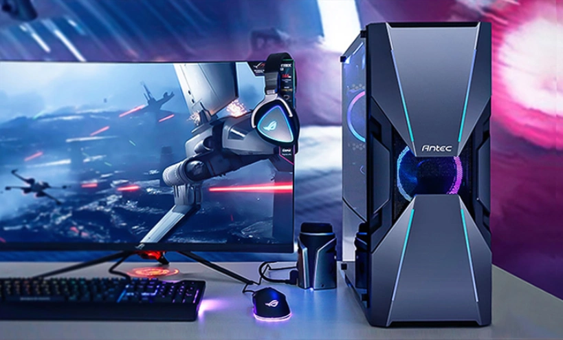 电竞电脑主机,造型炫酷方便组装