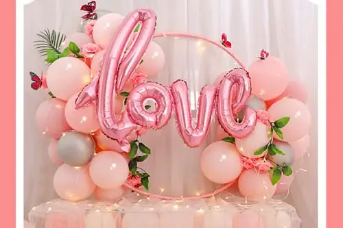 气球婚礼现场布置效果图