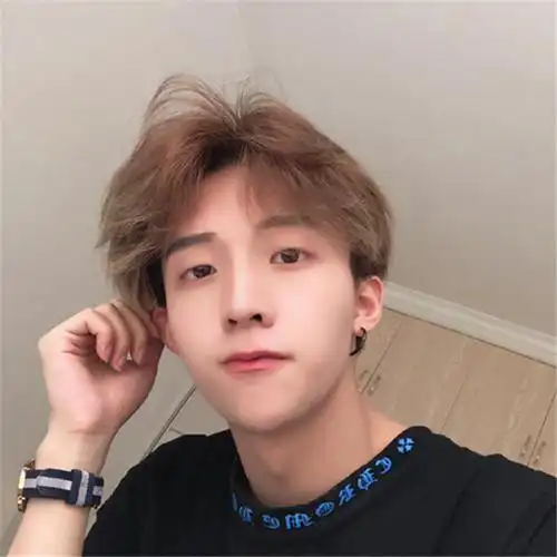 网红同款假发男中分刘海短发直发帅气时尚自然逼真发丝学生抖音