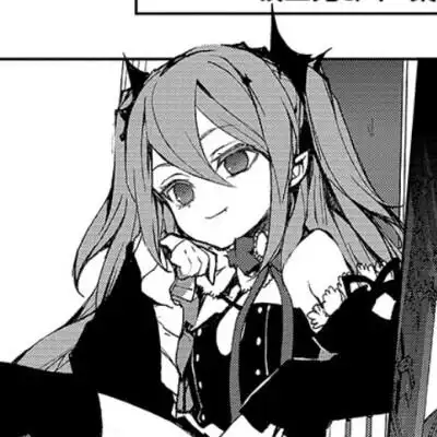 塔子の 黑白 克鲁鲁·采佩西 终结的炽天使 动漫头像 软妹头像 女生