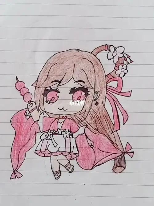 迷你世界皮肤花小楼临摹